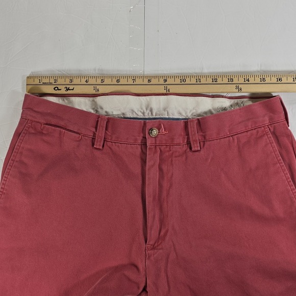 Polo Ralph Lauren Chino Pants Mens 34x32 Red Classic Fit Casual Preppy - Picture 5 of 10